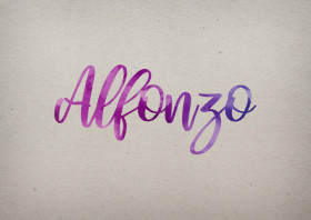 Alfonzo Watercolor Name DP