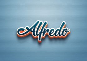 Cursive Name DP: Alfredo