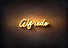 Glow Name Profile Picture for Alfredo