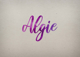 Algie Watercolor Name DP