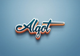 Cursive Name DP: Algot