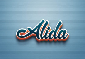 Cursive Name DP: Alida