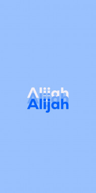 Name DP: Alijah
