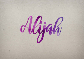 Alijah Watercolor Name DP