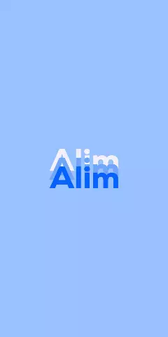 Name DP: Alim