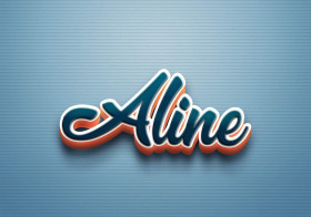 Cursive Name DP: Aline