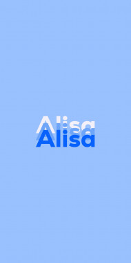 Name DP: Alisa