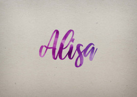 Alisa Watercolor Name DP