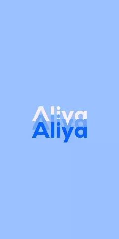 Name DP: Aliya
