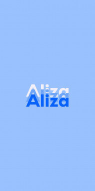 Name DP: Aliza