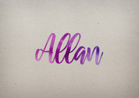 Allan Watercolor Name DP