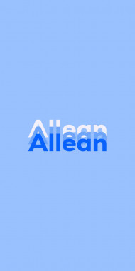 Name DP: Allean