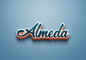 Cursive Name DP: Almeda