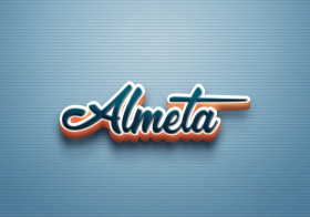 Cursive Name DP: Almeta