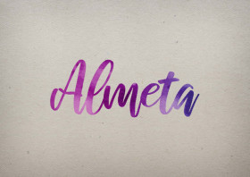 Almeta Watercolor Name DP