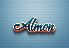 Cursive Name DP: Almon