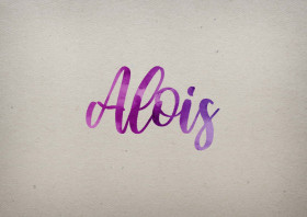 Alois Watercolor Name DP