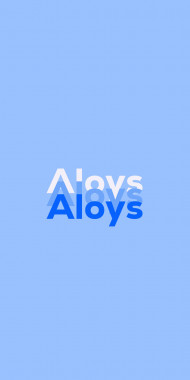 Name DP: Aloys
