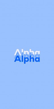 Name DP: Alpha