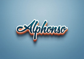 Cursive Name DP: Alphonso