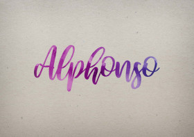 Alphonso Watercolor Name DP