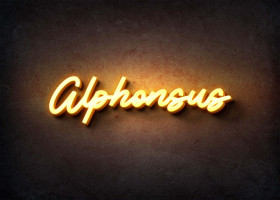 Glow Name Profile Picture for Alphonsus
