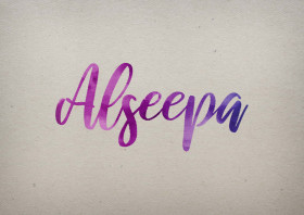 Alseepa Watercolor Name DP