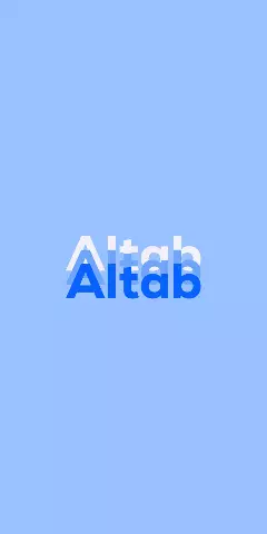 Name DP: Altab