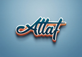 Cursive Name DP: Altaf