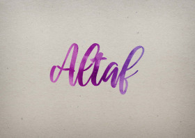 Altaf Watercolor Name DP