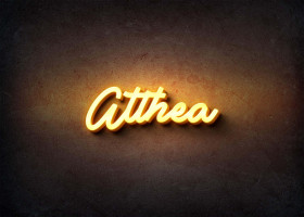 Glow Name Profile Picture for Althea
