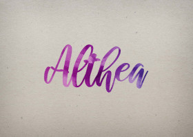 Althea Watercolor Name DP