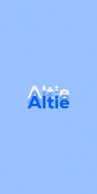 Name DP: Altie