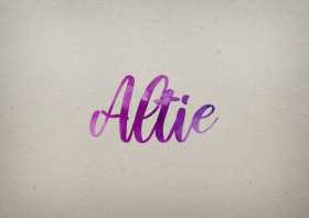 Altie Watercolor Name DP