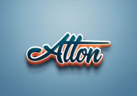 Cursive Name DP: Alton