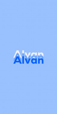 Name DP: Alvan