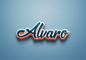 Cursive Name DP: Alvaro