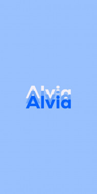 Name DP: Alvia