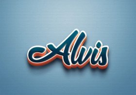Cursive Name DP: Alvis