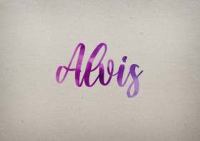 Alvis Watercolor Name DP