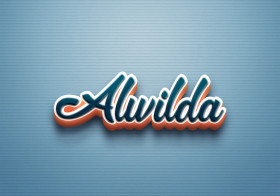 Cursive Name DP: Alwilda