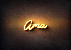 Glow Name Profile Picture for Ama