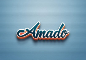 Cursive Name DP: Amado