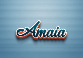 Cursive Name DP: Amaia