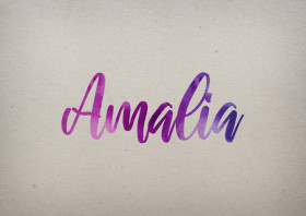 Amalia Watercolor Name DP