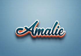 Cursive Name DP: Amalie