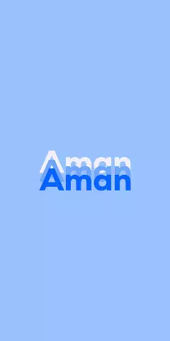 Aman Name Wallpaper