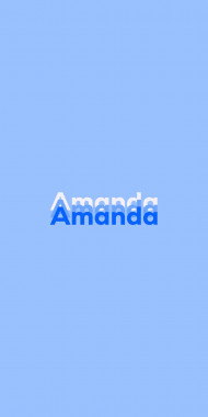 Name DP: Amanda