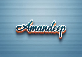 Cursive Name DP: Amandeep