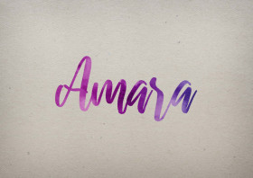 Amara Watercolor Name DP